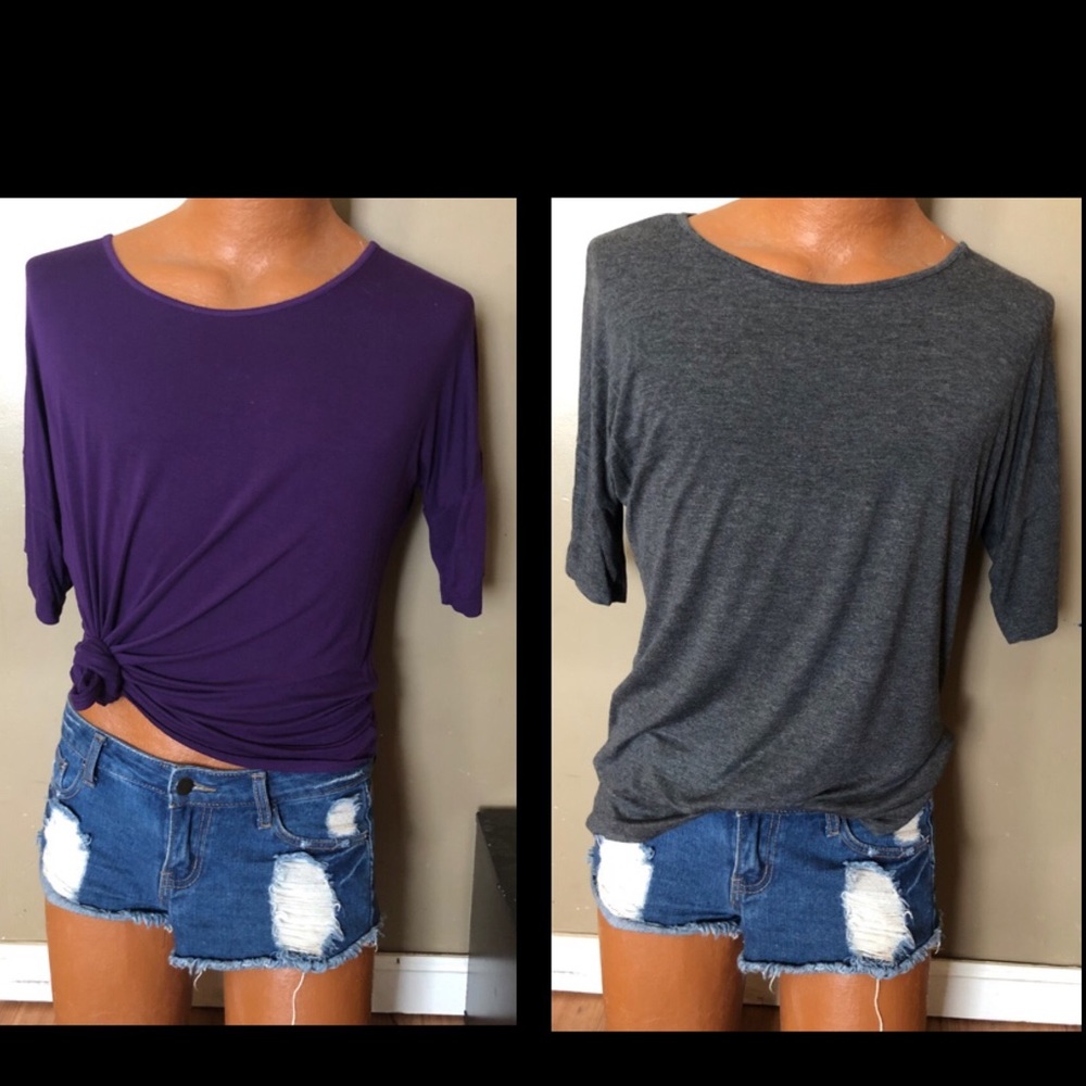 2 SHIRTS lot Flowy Zenana light weight Size Medium